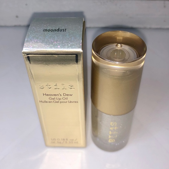 BNIB Stila Heavens Dew Hydrating Lip Oil - Moondust - Picture 3 of 8